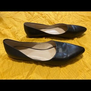 Franco Sarto Black Flats Size 10M